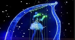 激光竖琴 迎宾节目 晚会演出策划 广州演艺公司